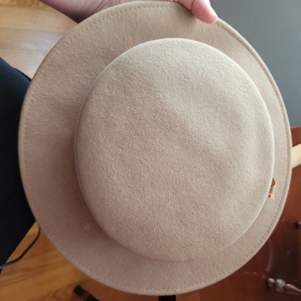 Vintage Michael Howard Fedoria Wool Felt Hat With Built in Snood - Picture 13 of 14